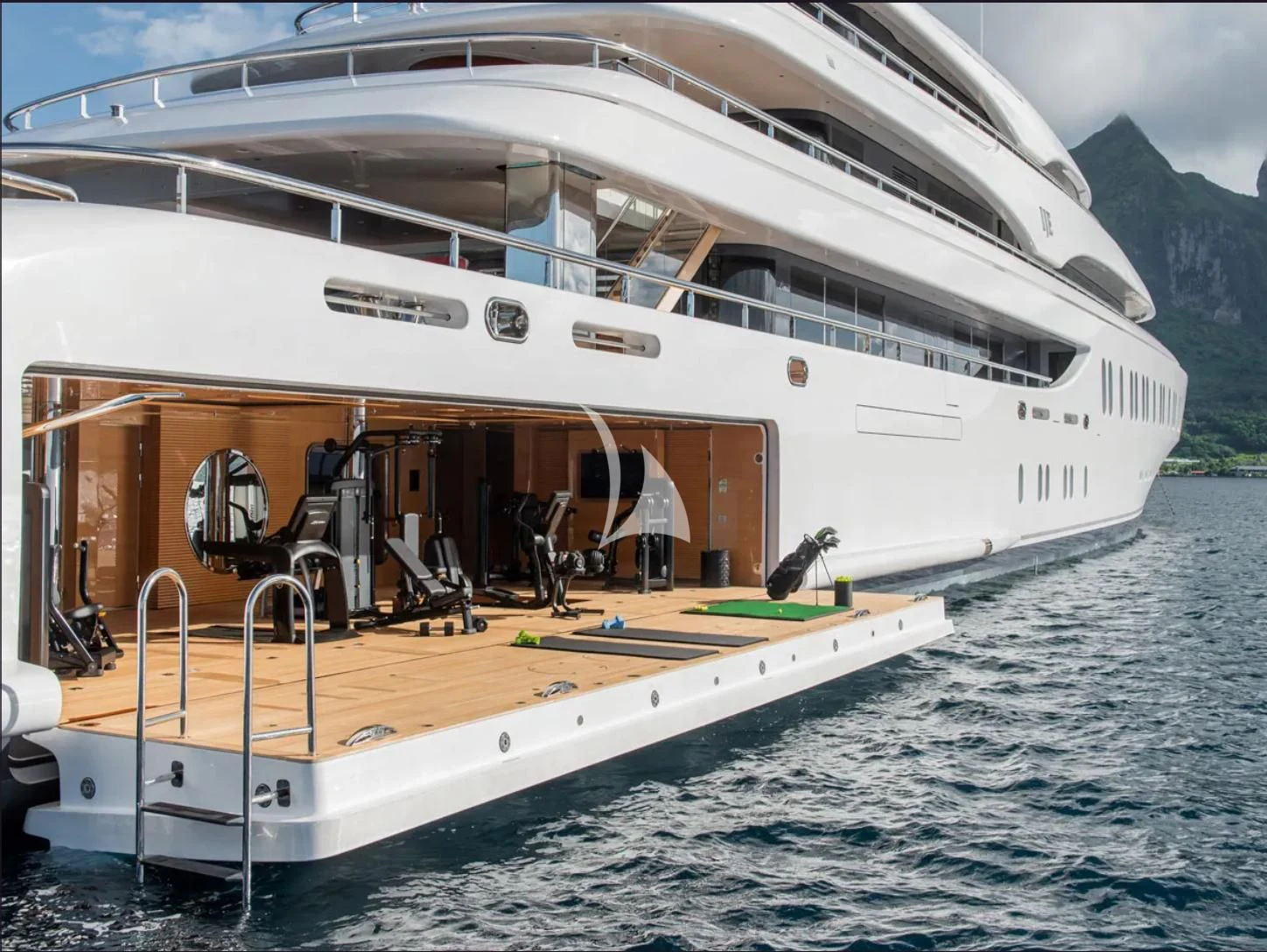 a boat on the water aboard IJE Yacht for Sale