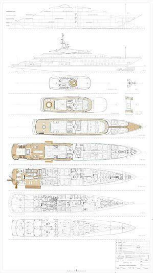 diagram aboard IJE Yacht for Sale