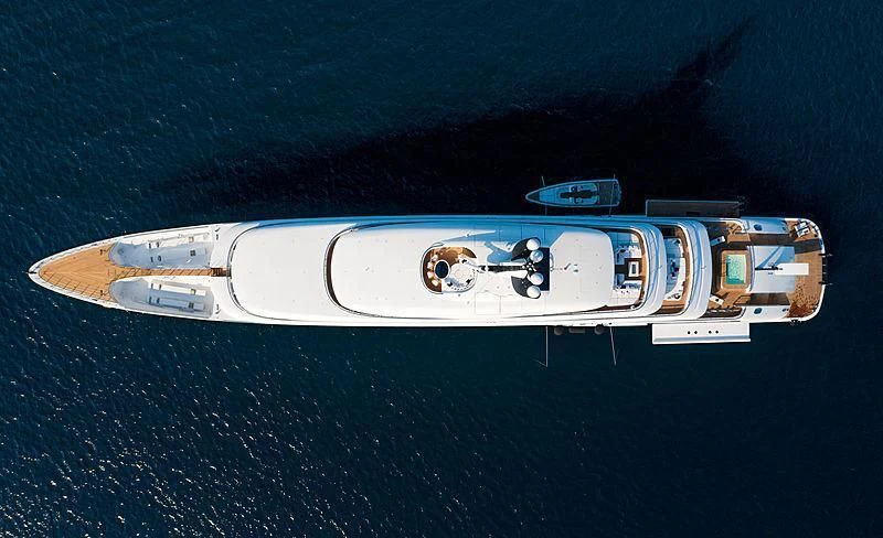 a close-up of a gun aboard IJE Yacht for Sale