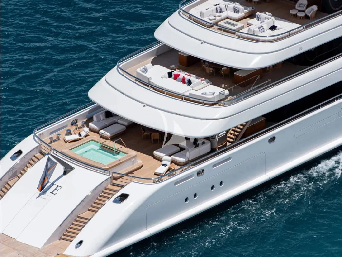 a group of boats on the water aboard IJE Yacht for Sale