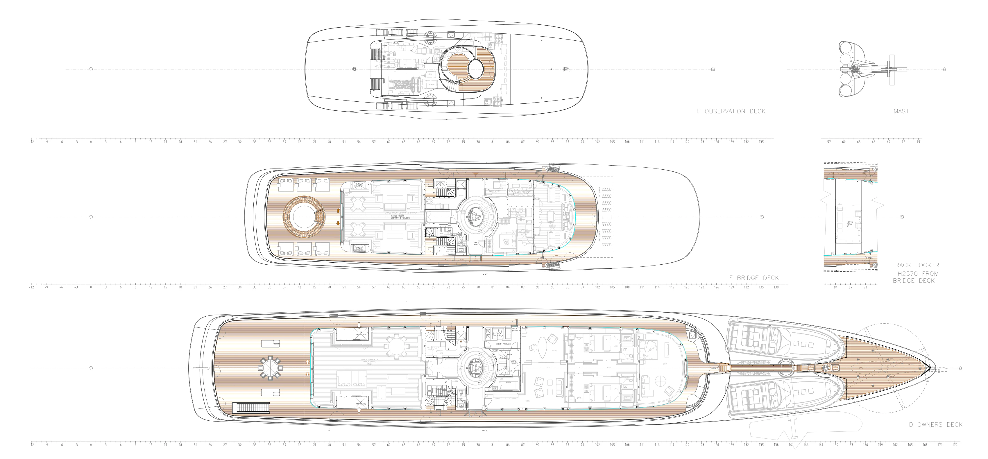 diagram aboard IJE Yacht for Sale