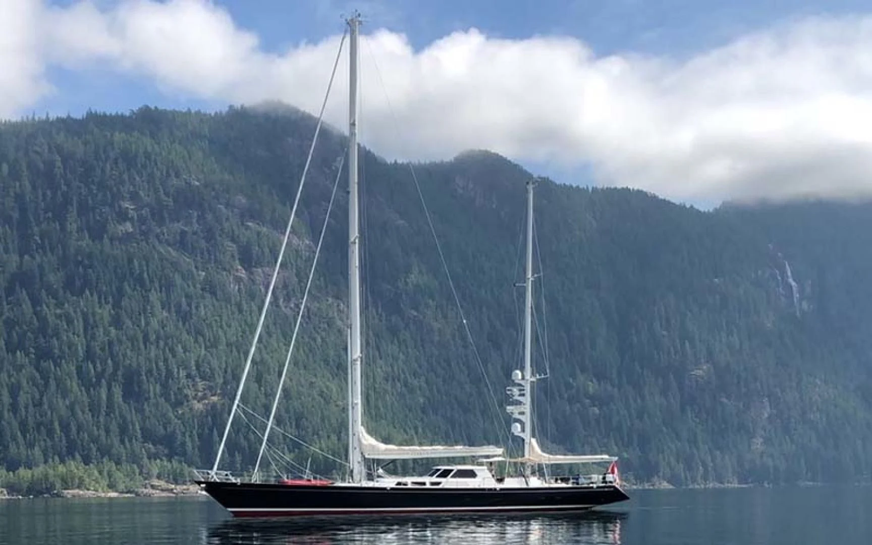 a sailboat on the water aboard AVALON Yacht for Sale