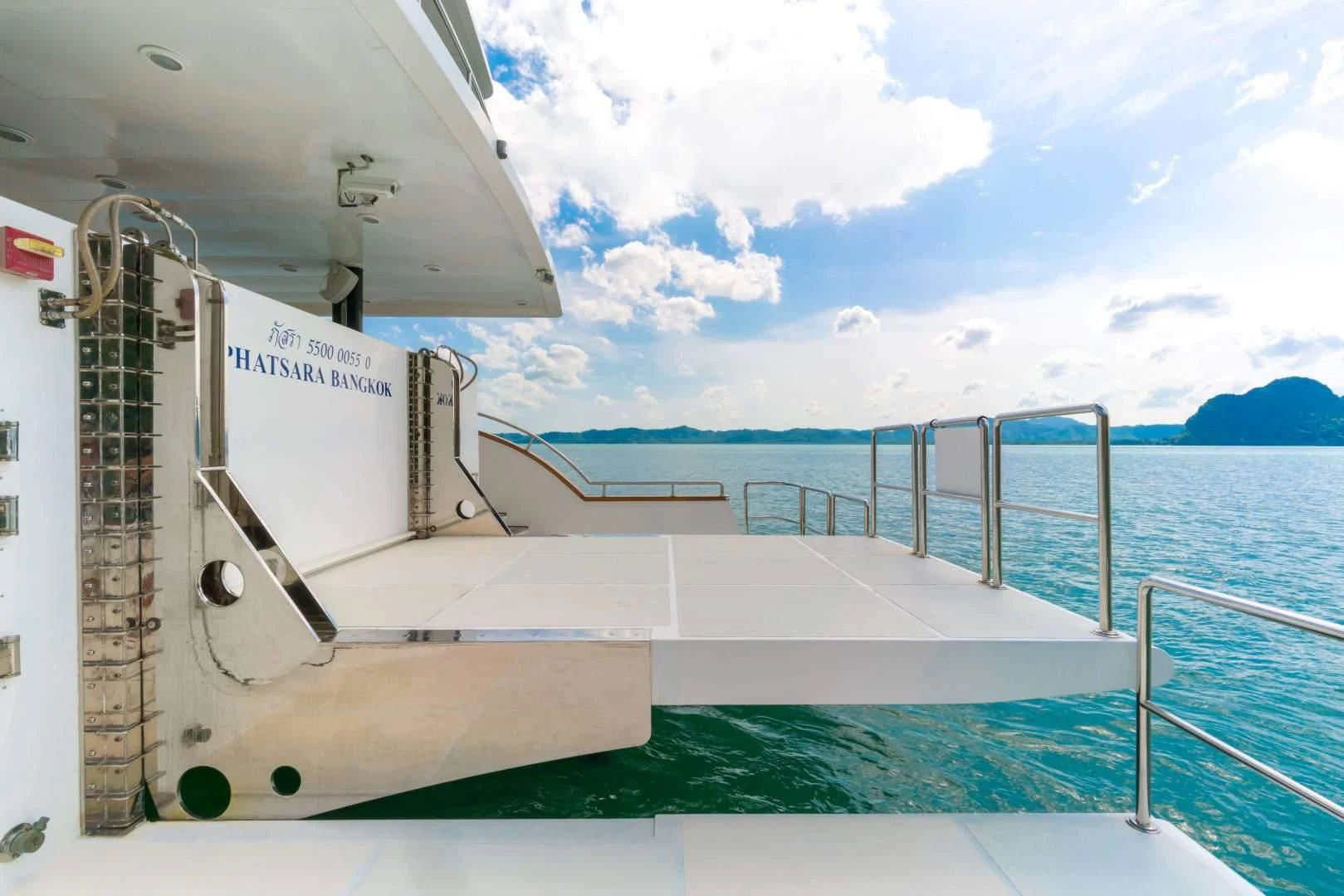 a boat on the water aboard PHATSARA Yacht for Sale