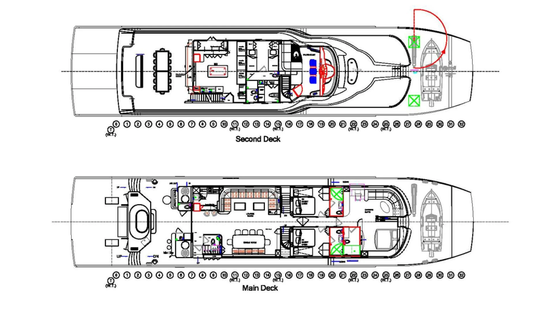 diagram, schematic aboard PHATSARA Yacht for Sale
