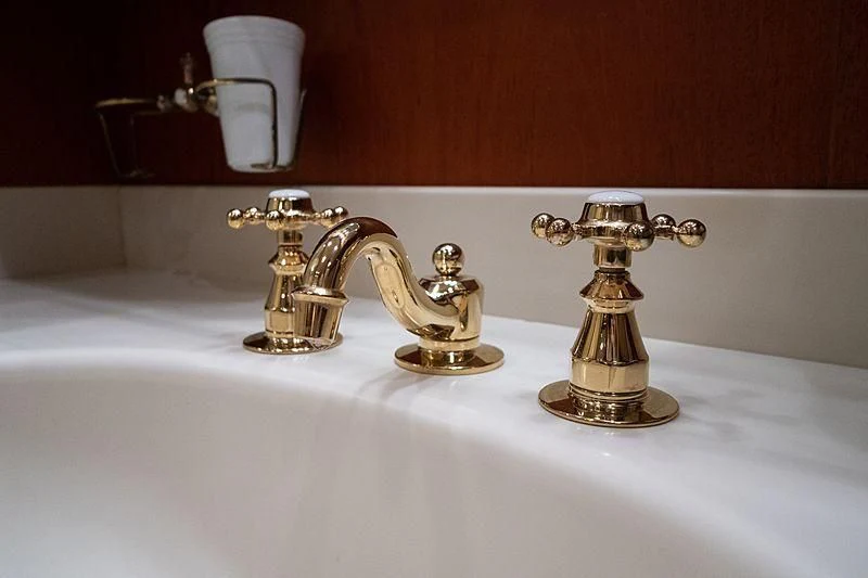 a sink with a faucet aboard NIRVANA Yacht for Sale