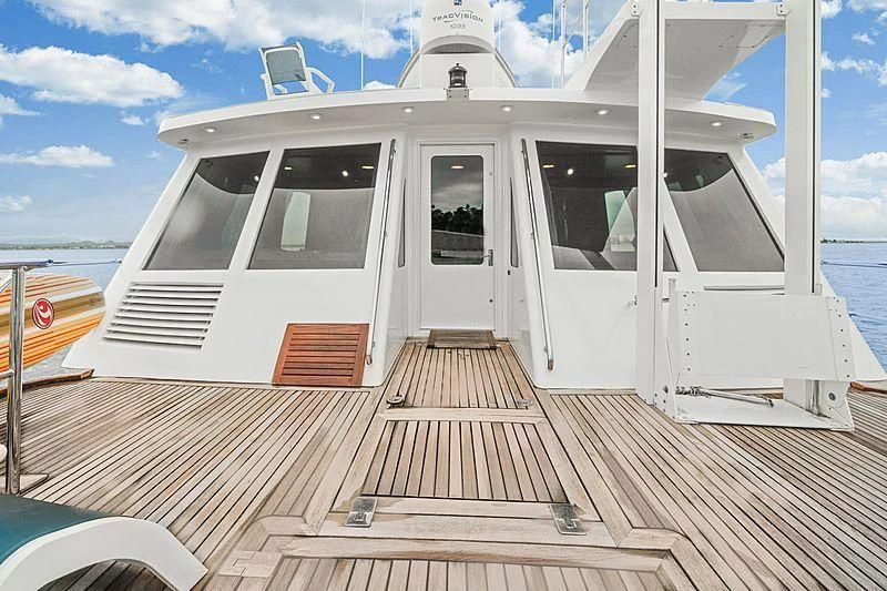 a boat on the water aboard NIRVANA Yacht for Sale