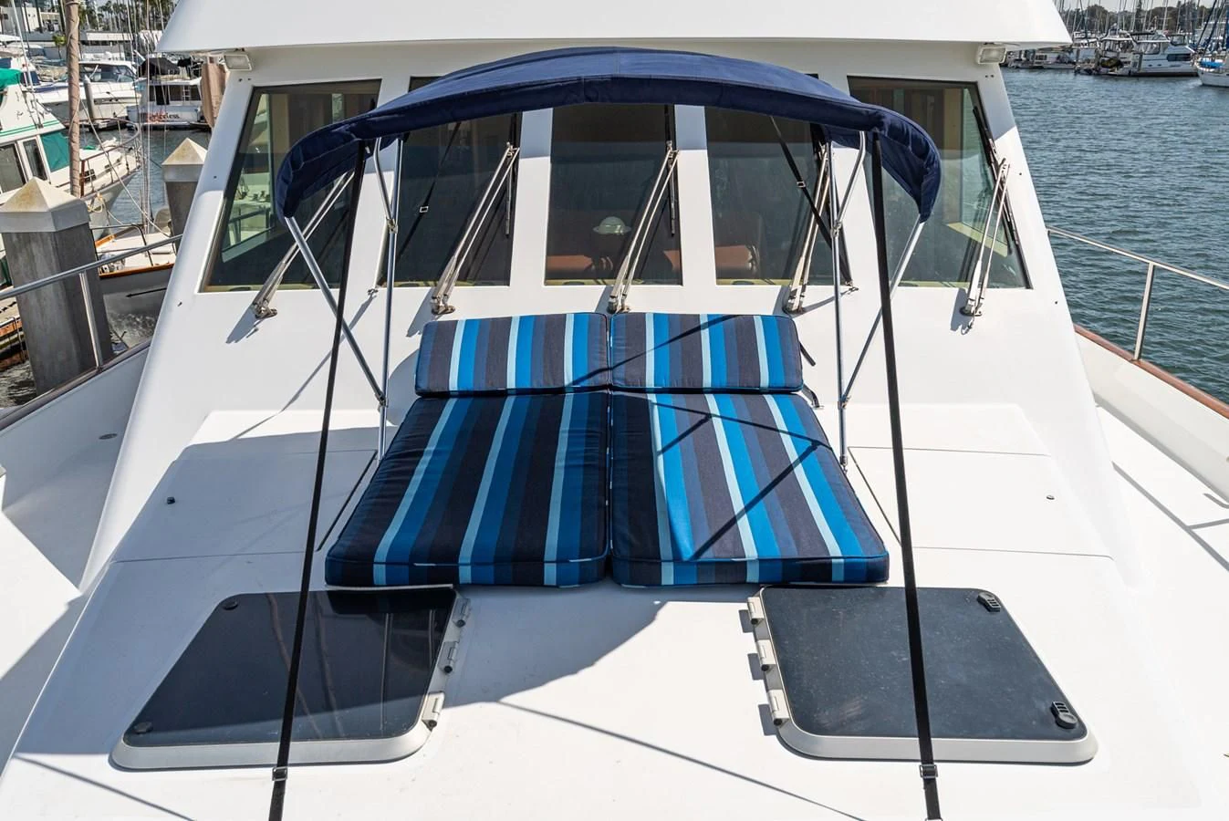 a boat on the water aboard NIRVANA Yacht for Sale