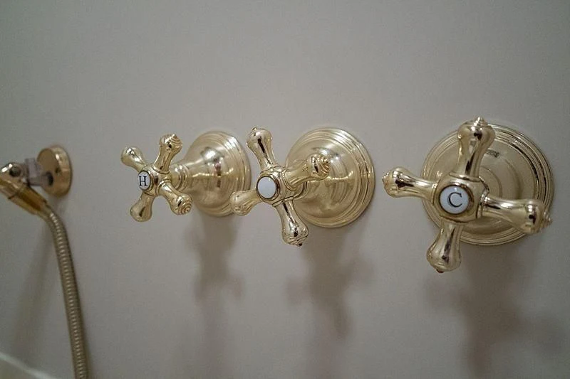 a gold chain with a metal handle aboard NIRVANA Yacht for Sale