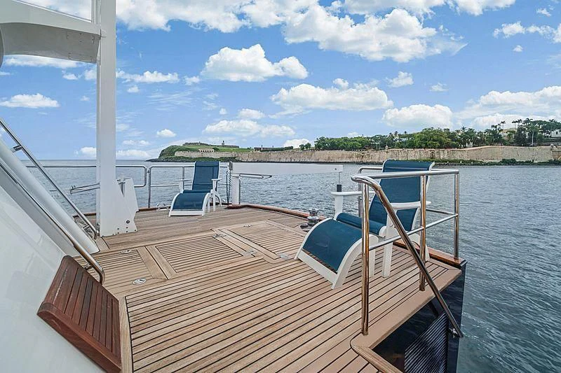 a boat on the water aboard NIRVANA Yacht for Sale