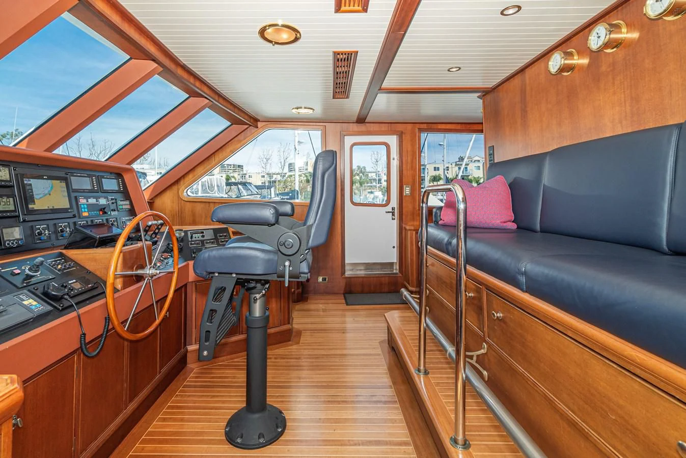 inside of a boat aboard NIRVANA Yacht for Sale
