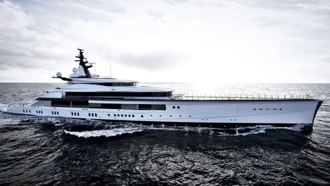 a boat on the water aboard BRAVO EUGENIA Yacht for Sale