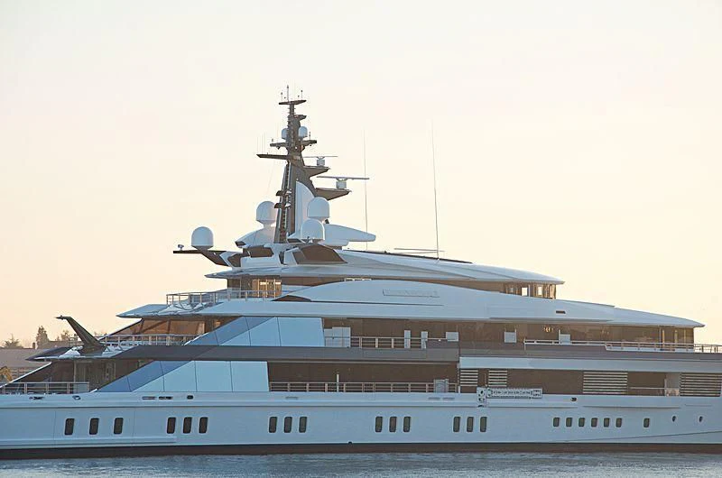a large cruise ship aboard BRAVO EUGENIA Yacht for Sale