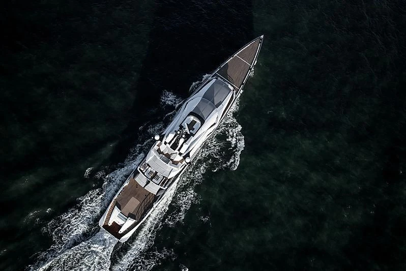 a satellite in the sky aboard BRAVO EUGENIA Yacht for Sale