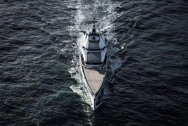a boat on the water aboard BRAVO EUGENIA Yacht for Sale