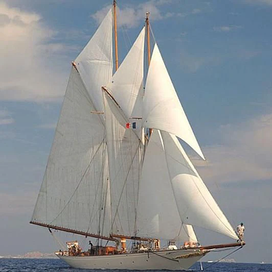 a sailboat on the water aboard SEAN PAQUITO IV Yacht for Sale