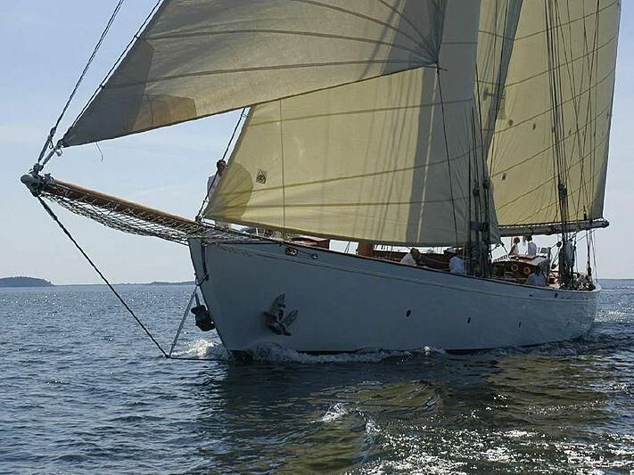 a sailboat on the water aboard SEAN PAQUITO IV Yacht for Sale