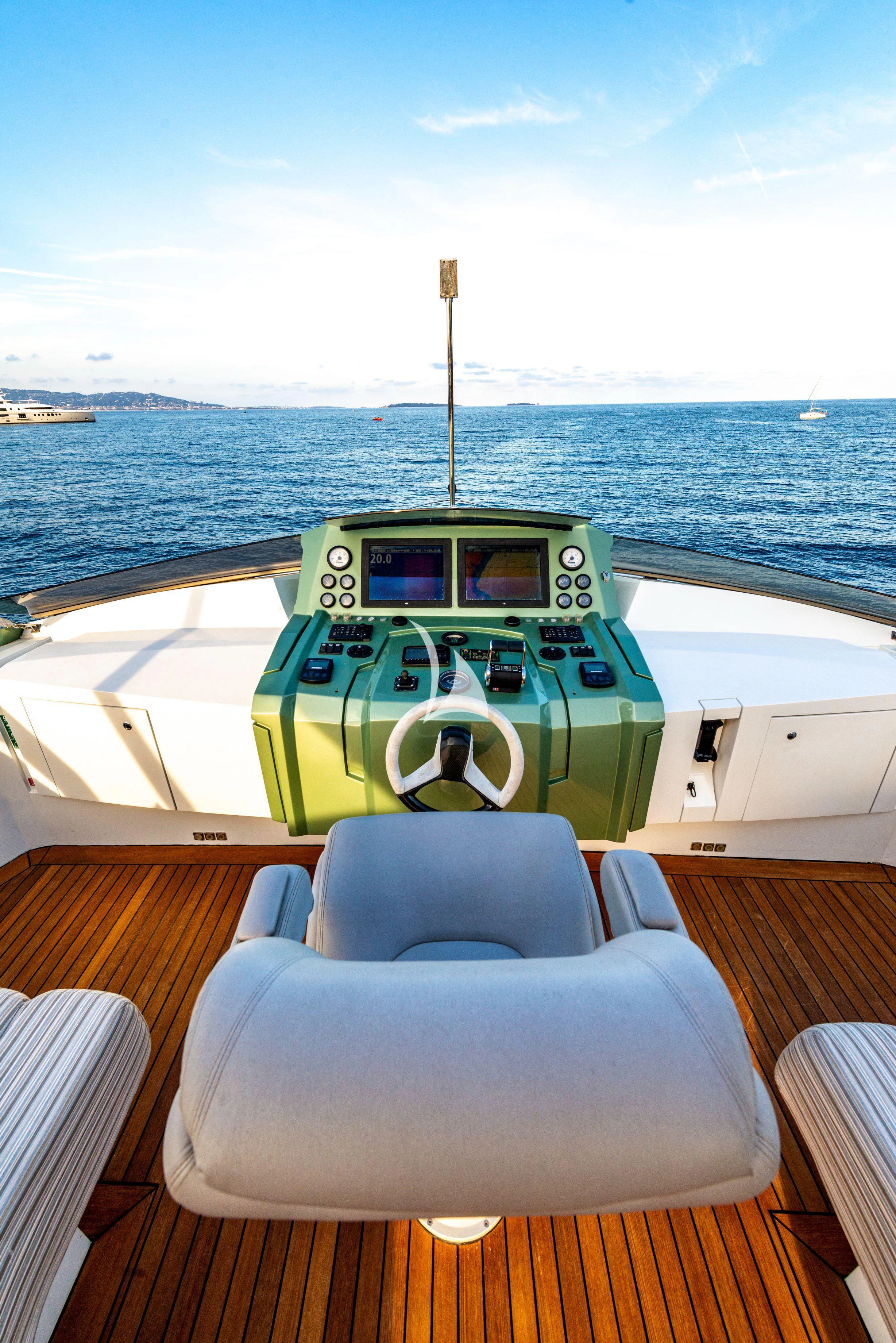 a boat on the water aboard MANATEA Yacht for Sale