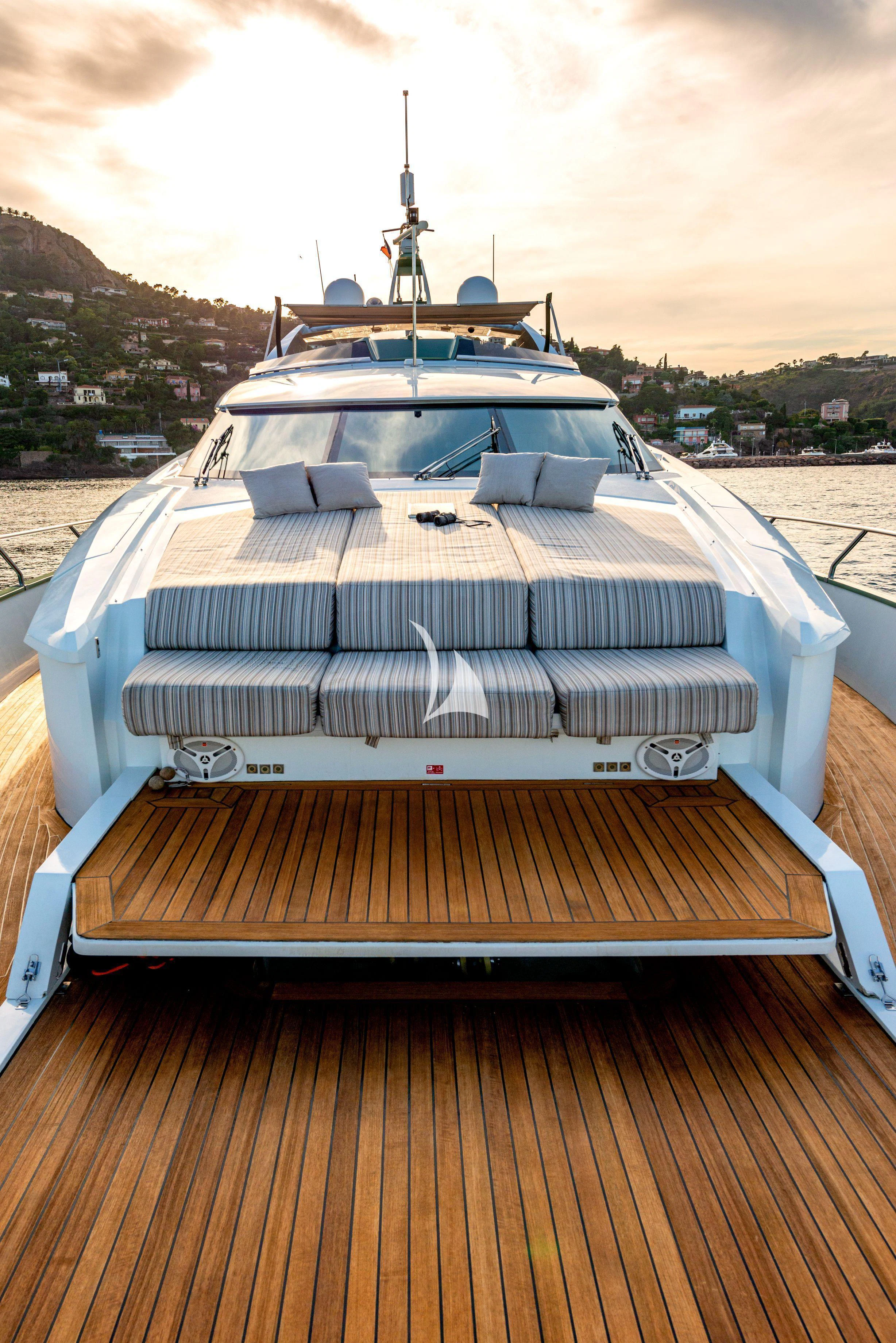a boat on a deck aboard MANATEA Yacht for Sale
