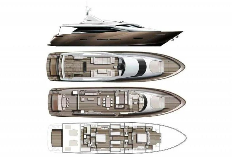 a couple of black and white rectangular electronic devices aboard MANATEA Yacht for Sale