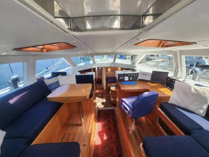inside of a boat aboard LEONORE Yacht for Sale