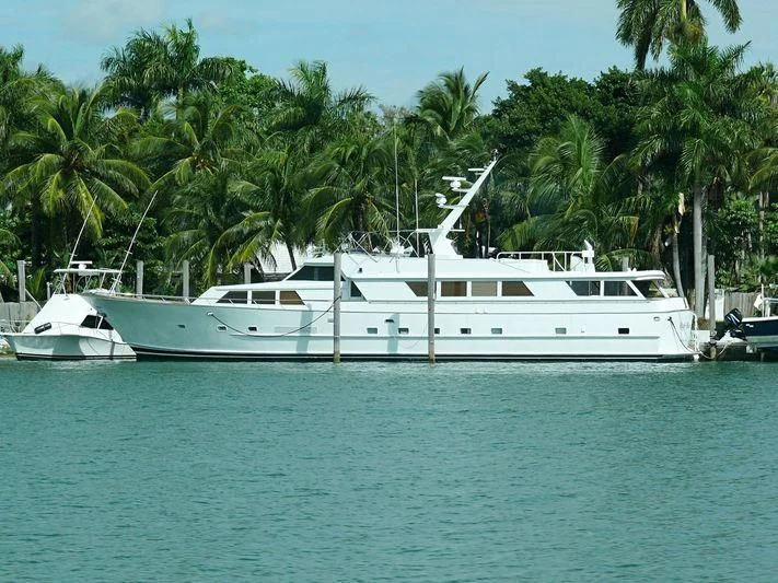 a couple of boats in the water aboard MY WAY Yacht for Sale