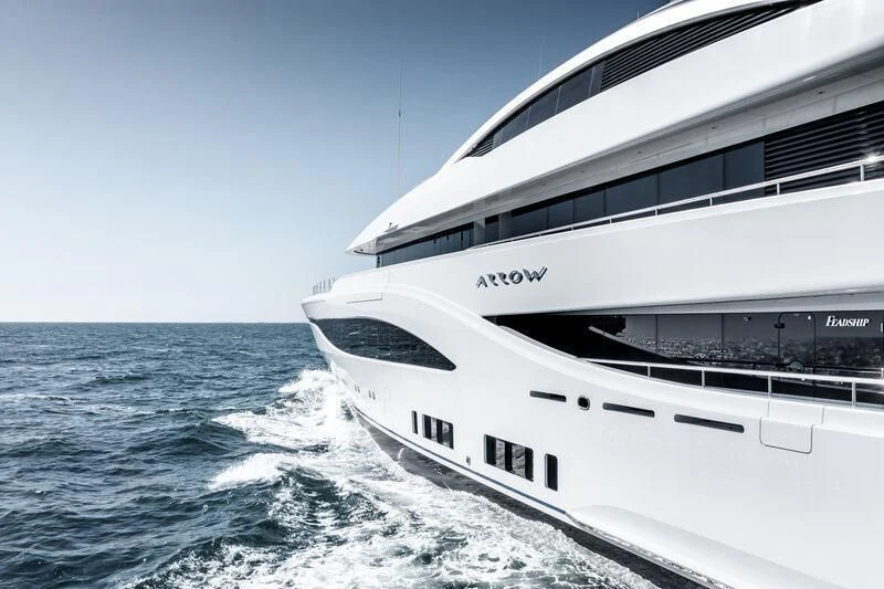 a boat on the water aboard ARROW Yacht for Sale