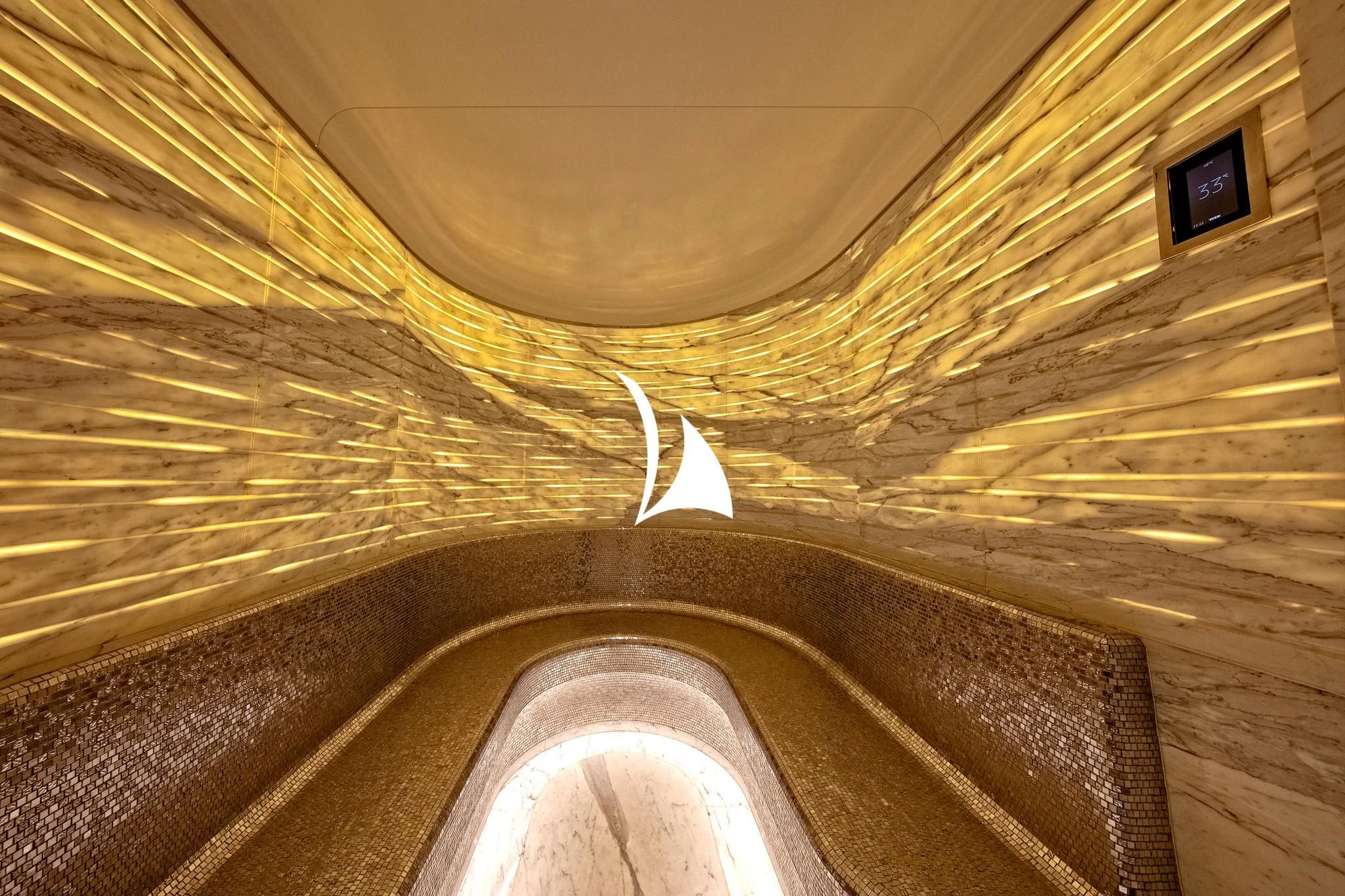 a tunnel with a light aboard ARROW Yacht for Sale