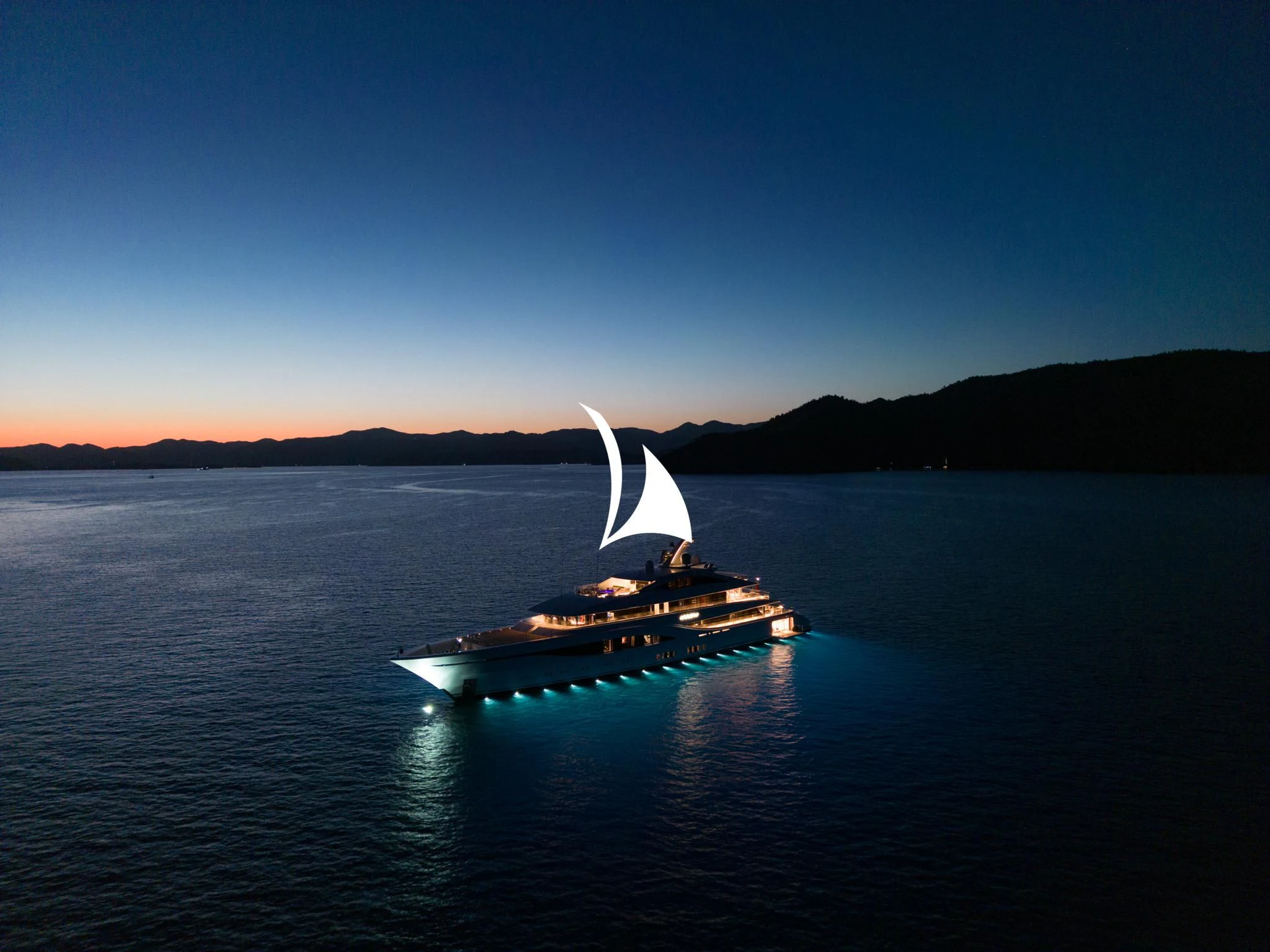 a boat in the water aboard ARROW Yacht for Sale
