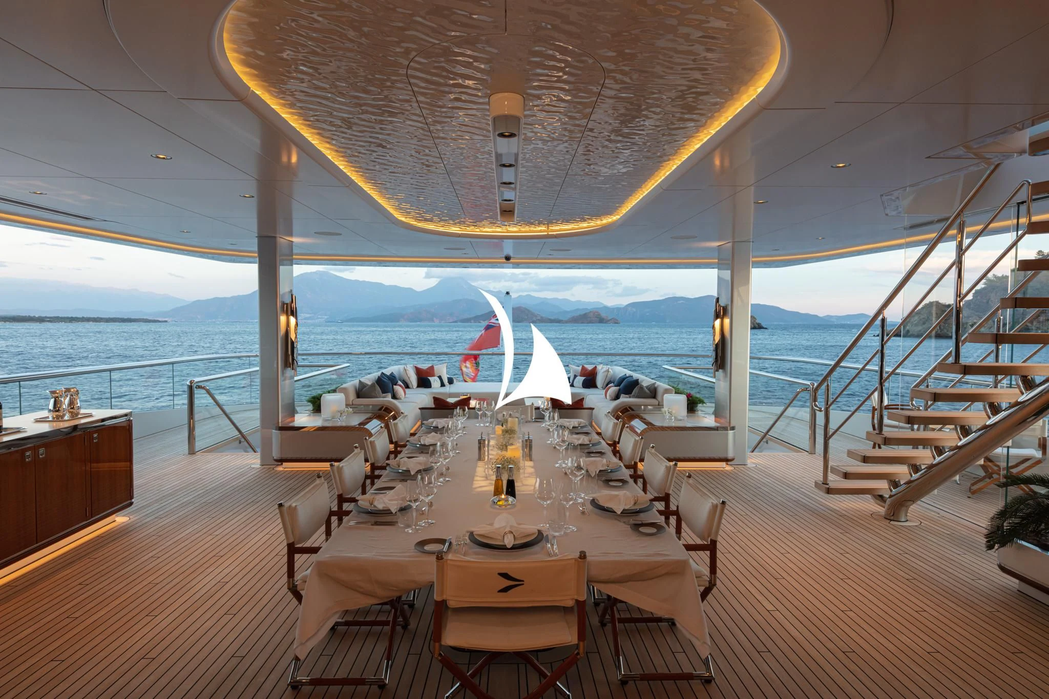 a boat on the water aboard ARROW Yacht for Sale