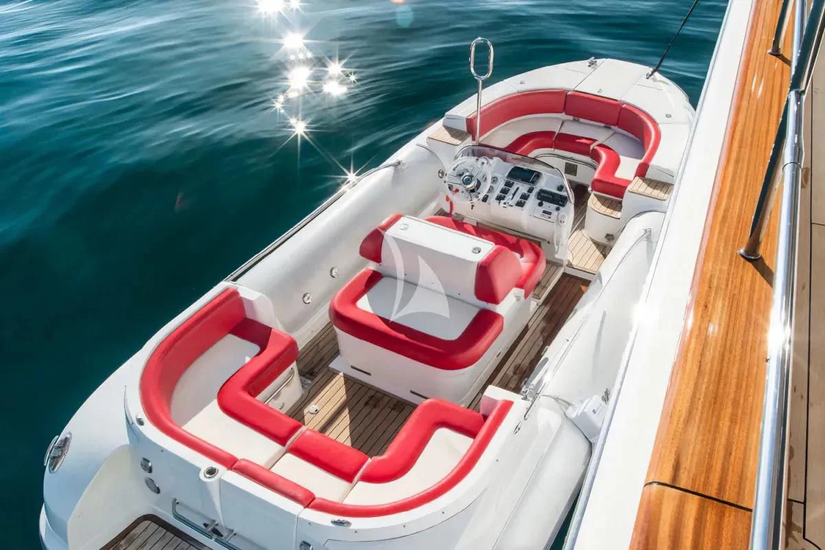 a boat in the water aboard NELA Yacht for Charter