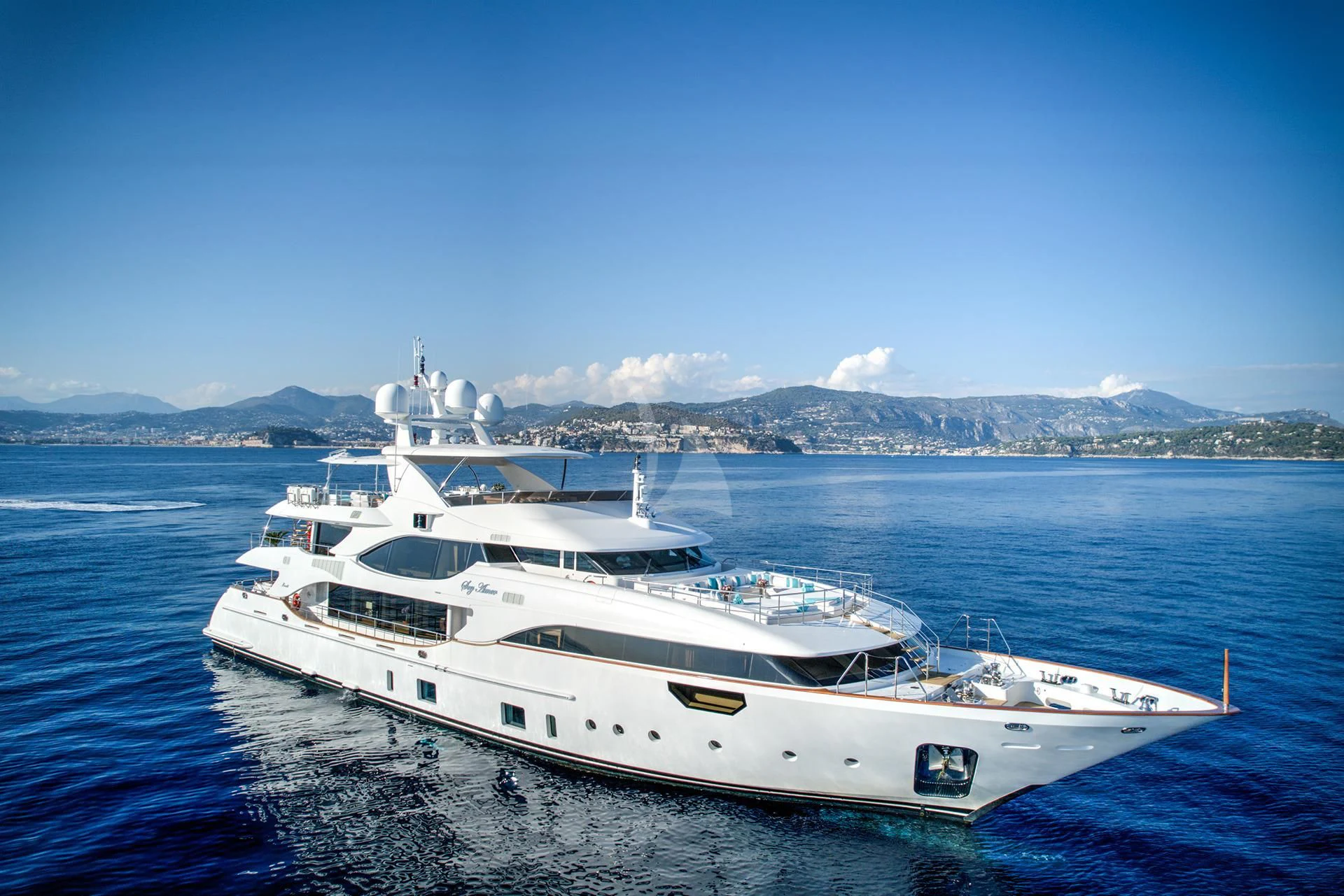 a yacht on the water aboard NELA Yacht for Charter