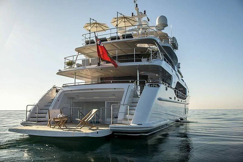 a boat on the water aboard NELA Yacht for Charter