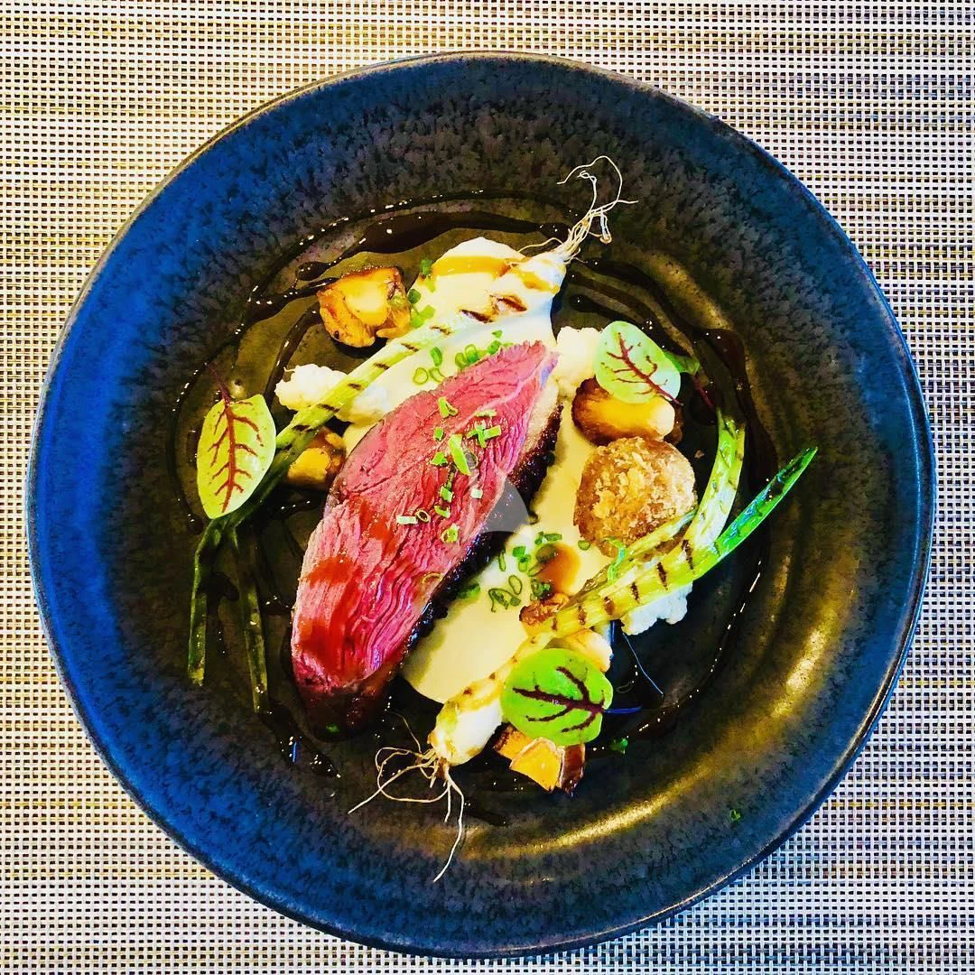 a bowl of food aboard NELA Yacht for Charter