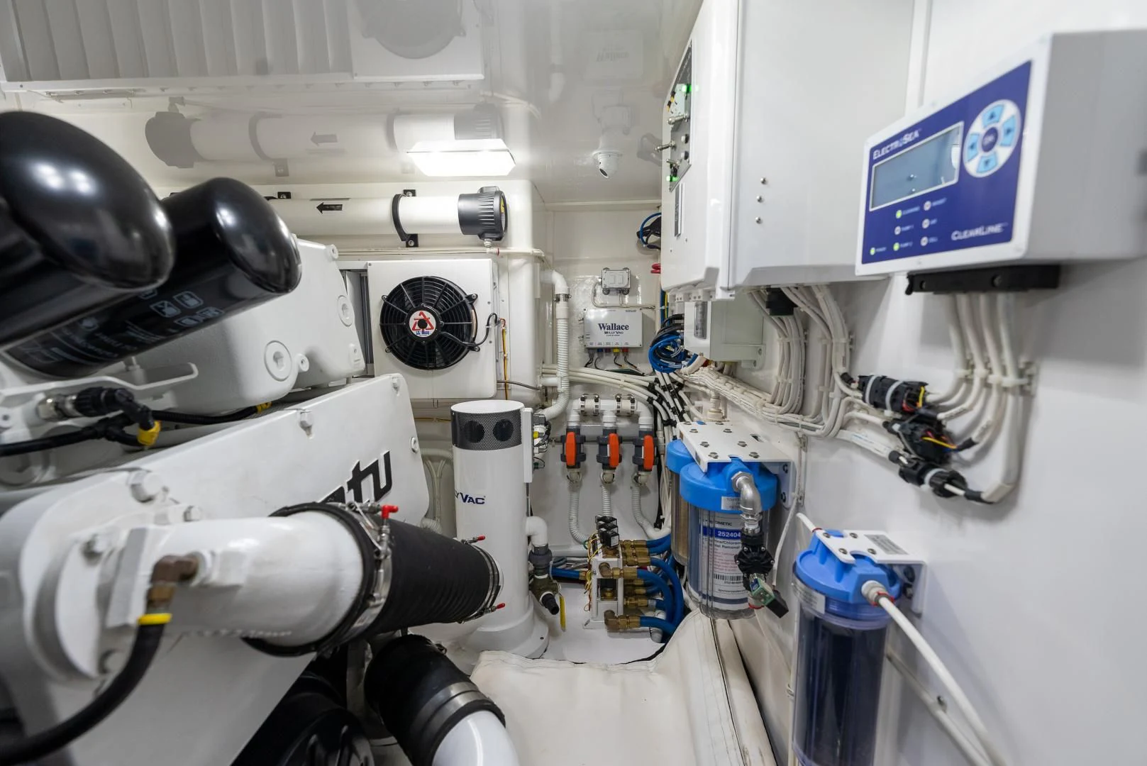 a close-up of a machine aboard IT JUST TAKES TIME Yacht for Sale
