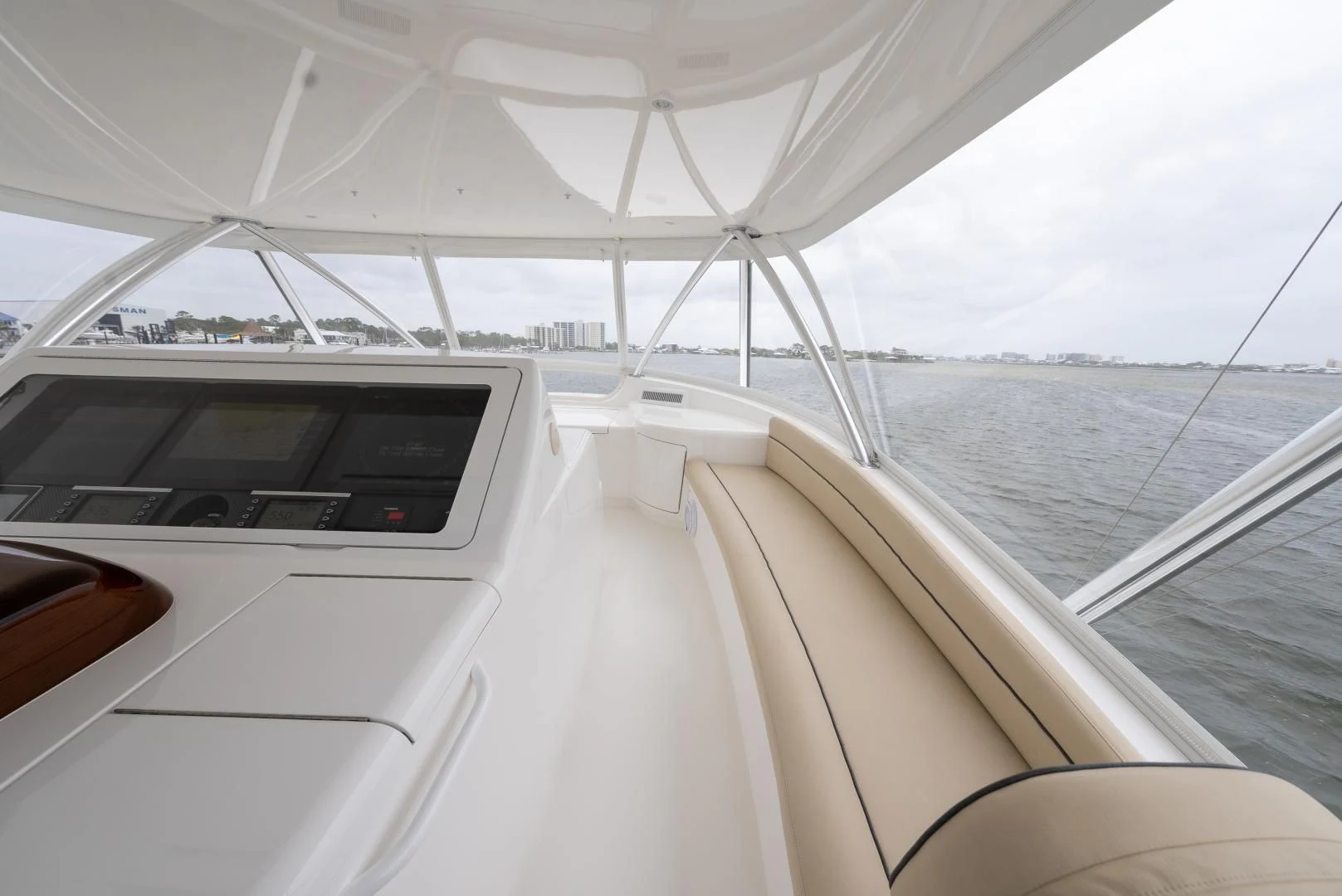 a boat on the water aboard IT JUST TAKES TIME Yacht for Sale
