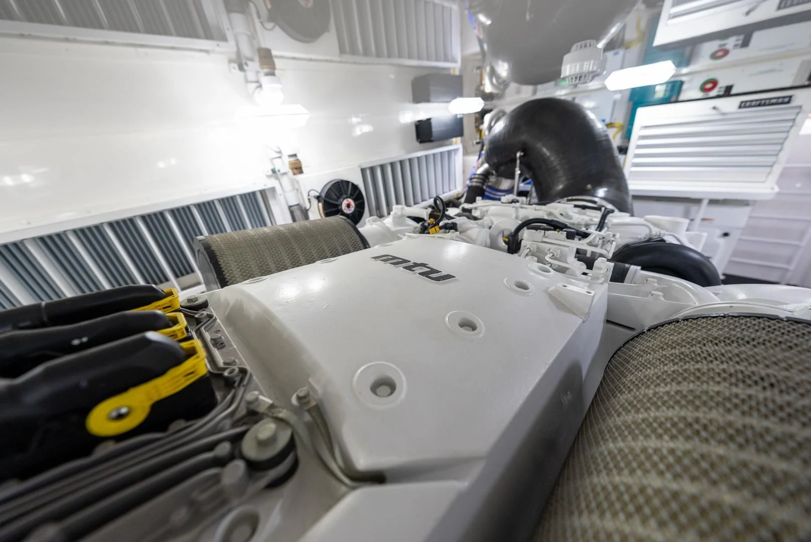 the inside of a car aboard IT JUST TAKES TIME Yacht for Sale