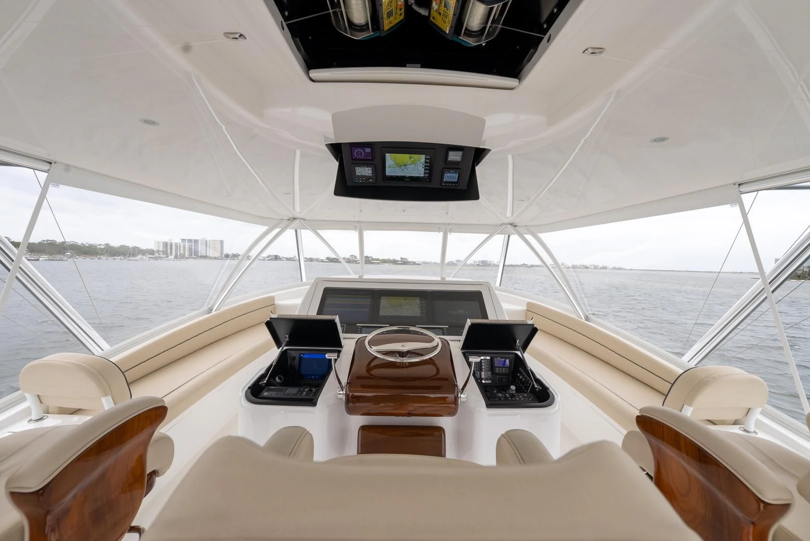 inside of a boat aboard IT JUST TAKES TIME Yacht for Sale