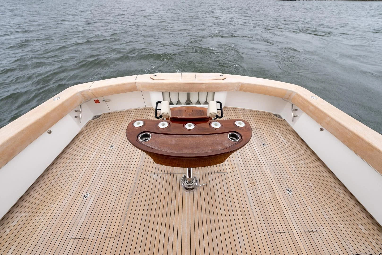 a boat on the water aboard IT JUST TAKES TIME Yacht for Sale