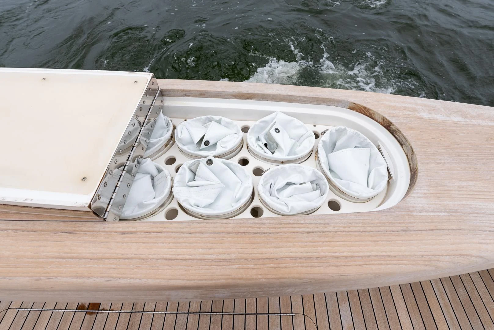 a model of a spaceship aboard IT JUST TAKES TIME Yacht for Sale