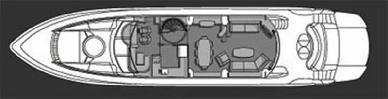 a rectangular black object with text aboard SPACE ODDITY Yacht for Sale
