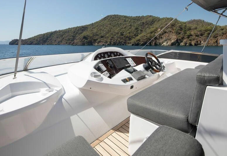a boat on the water aboard SPACE ODDITY Yacht for Sale