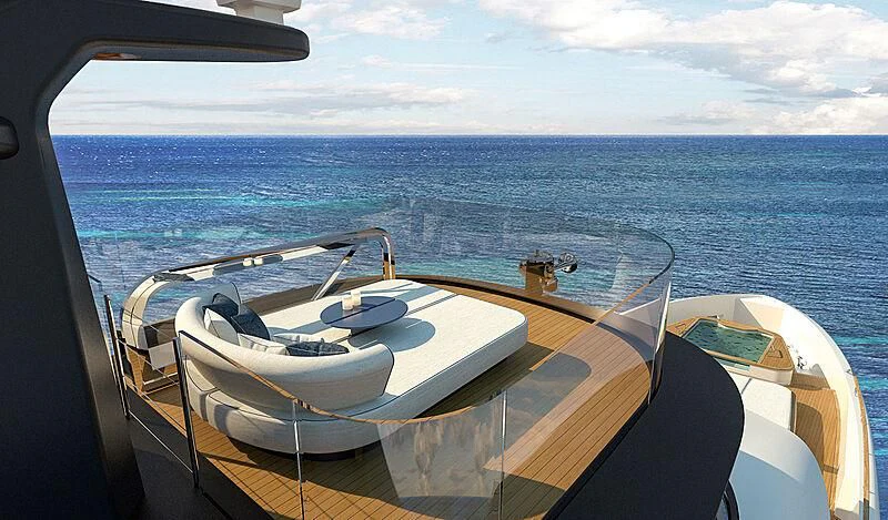 a boat on the water aboard HAYAT Yacht for Sale