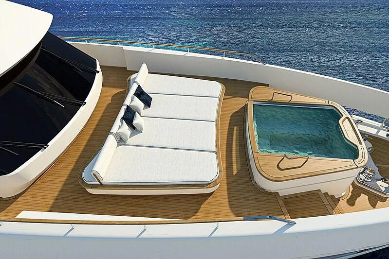 a boat on the water aboard HAYAT Yacht for Sale