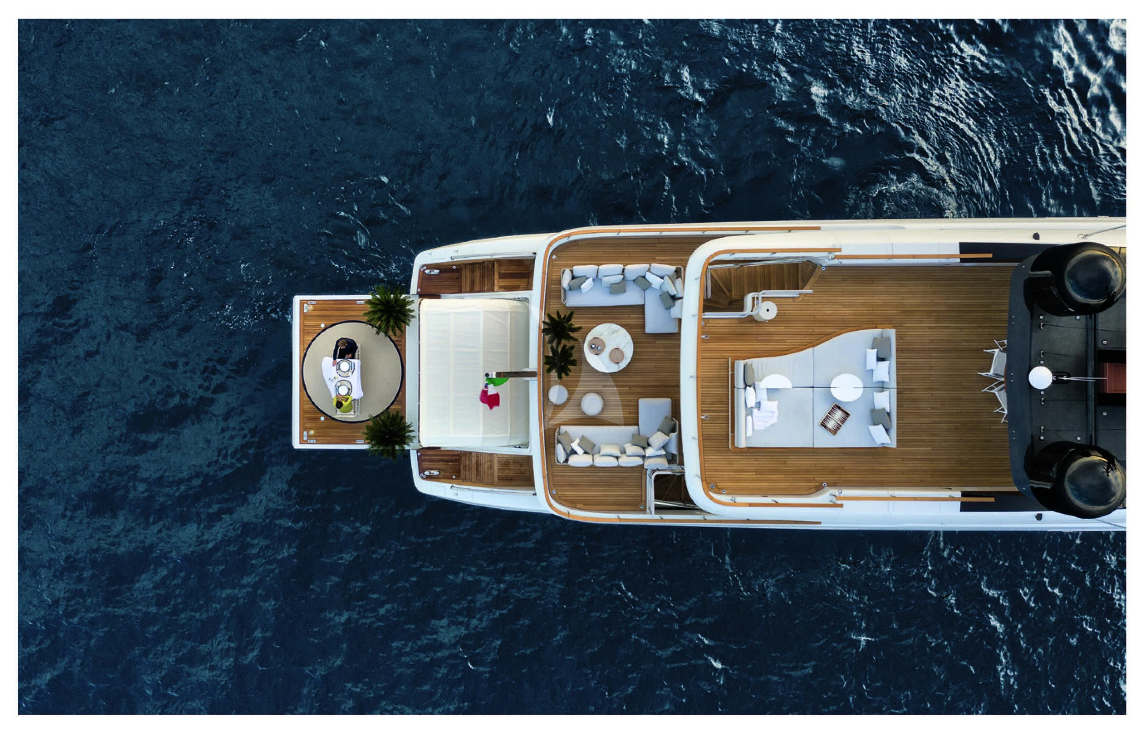 graphical user interface aboard HAYAT Yacht for Sale