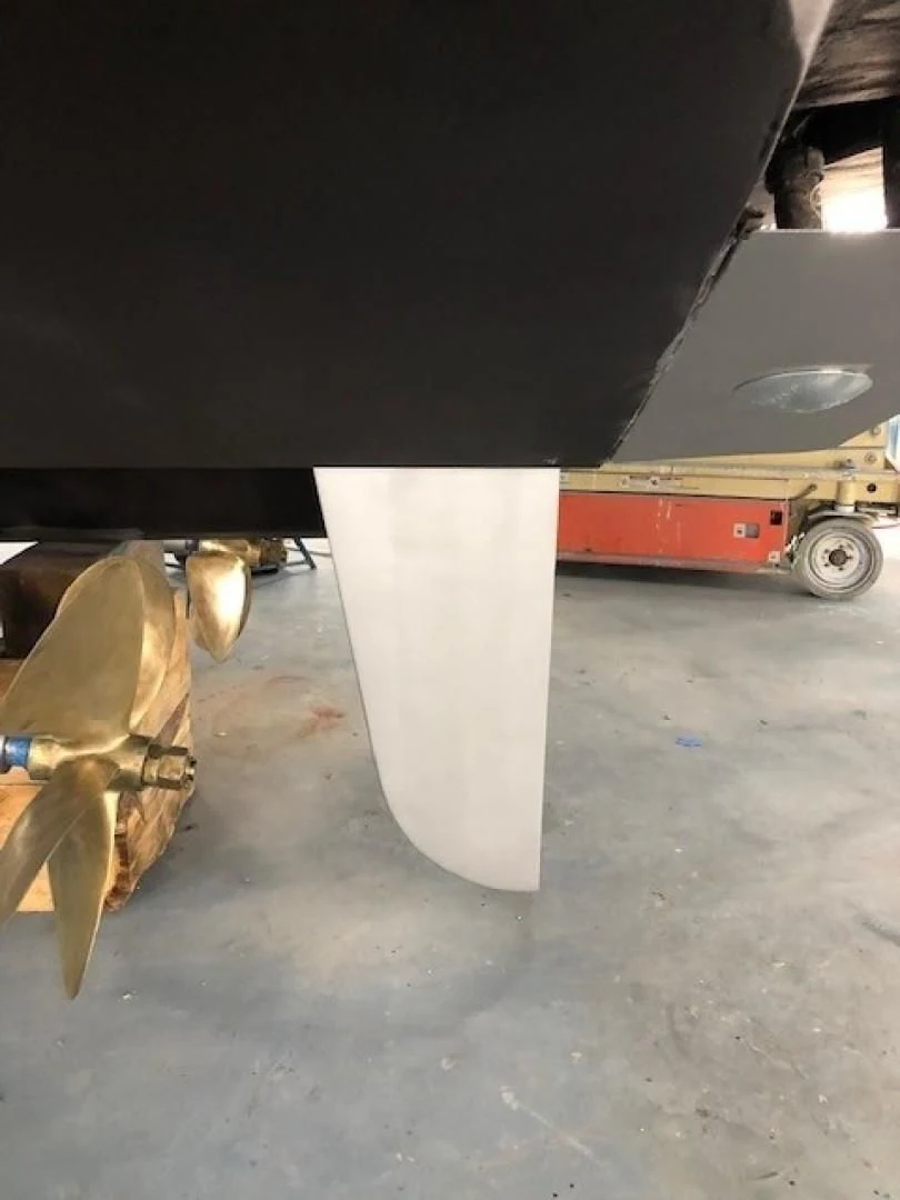 a large white object with a white object on it aboard JOIE DU ROI Yacht for Sale