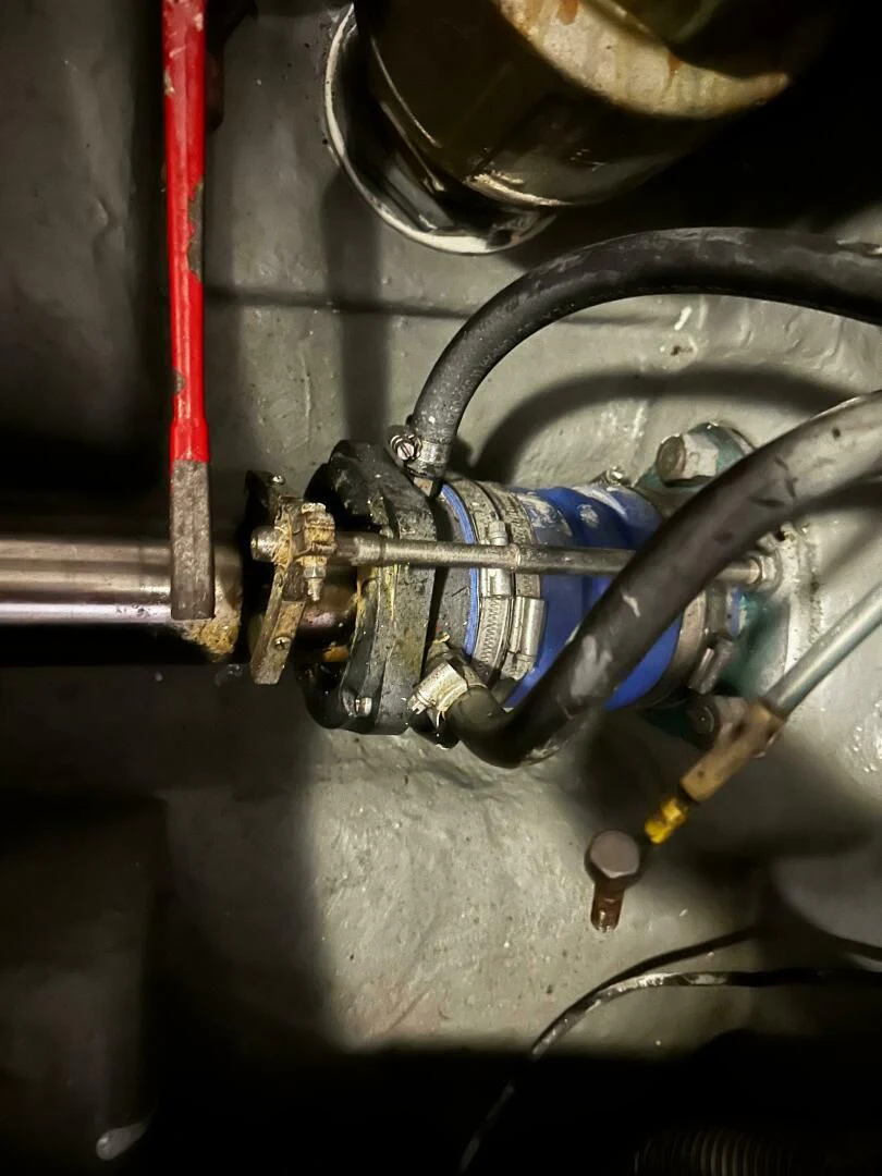 a close-up of a car engine aboard JOIE DU ROI Yacht for Sale