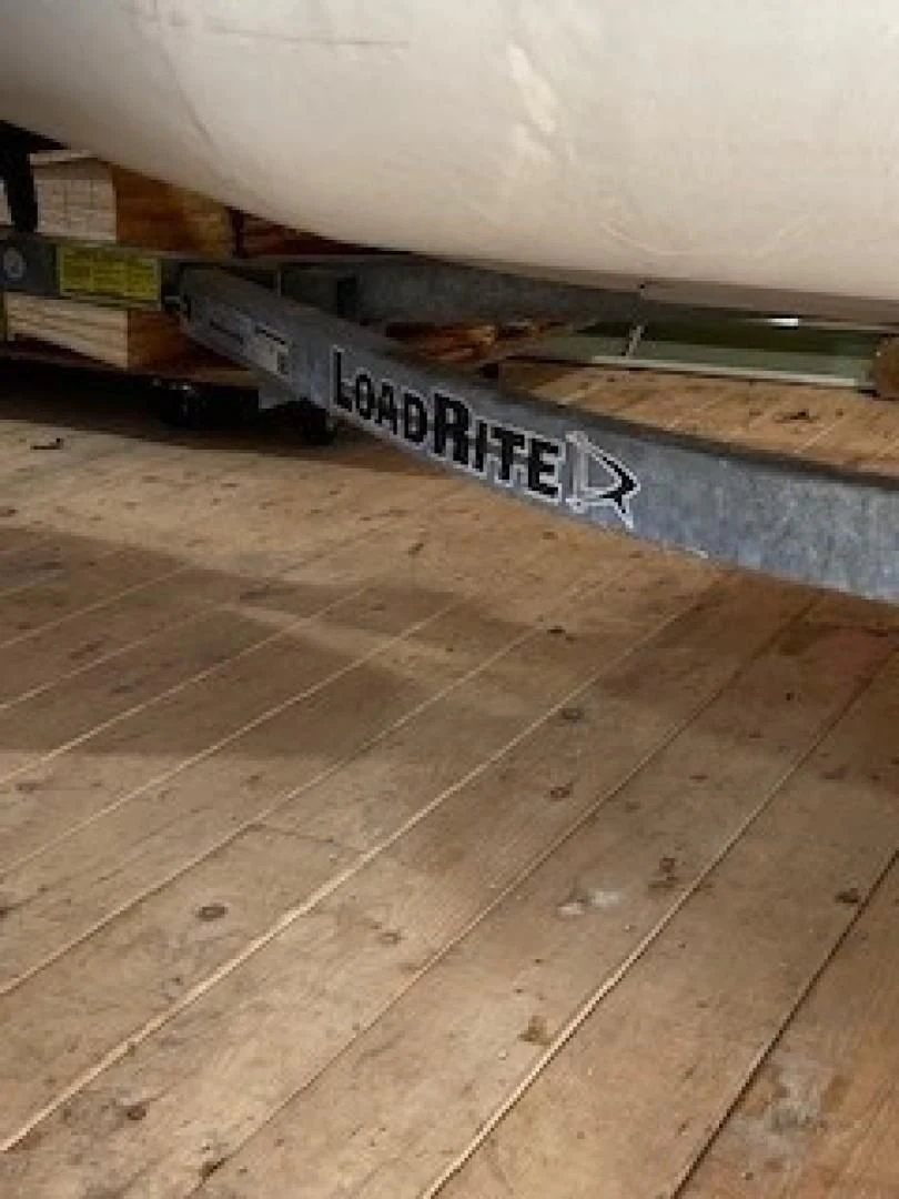 a wooden floor with a sign on it aboard JOIE DU ROI Yacht for Sale