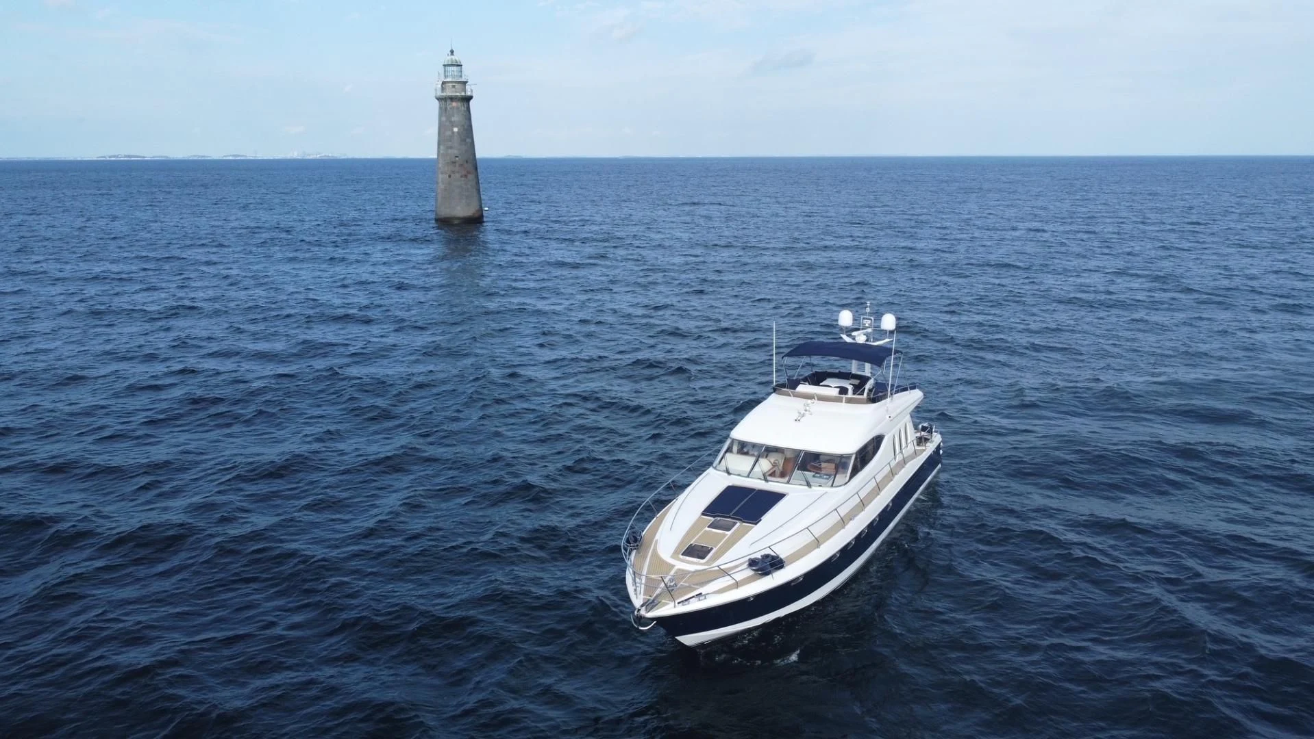 a boat in the water aboard JOIE DU ROI Yacht for Sale