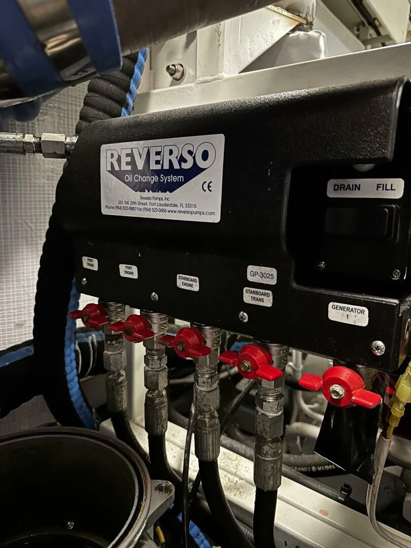 a close-up of a drum kit aboard JOIE DU ROI Yacht for Sale