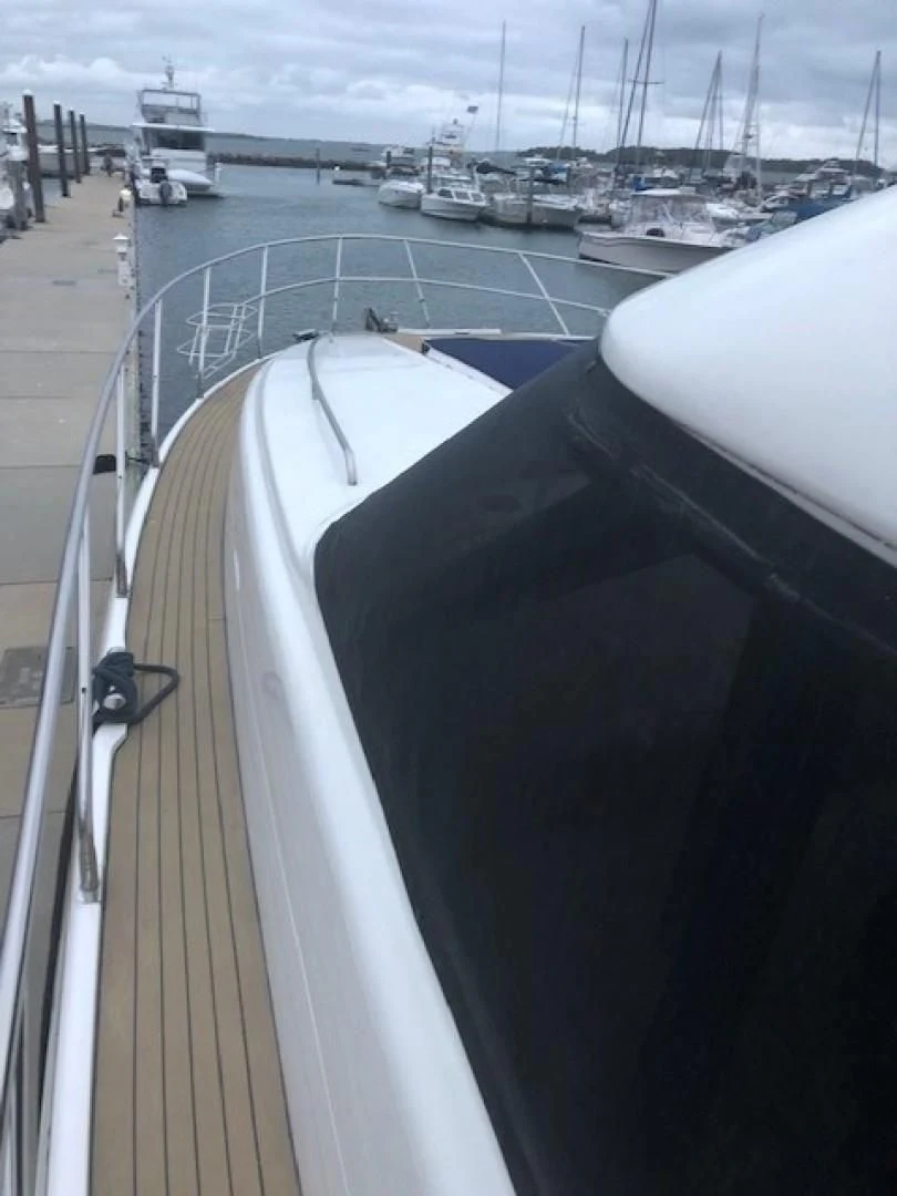 a view of a boat deck aboard JOIE DU ROI Yacht for Sale